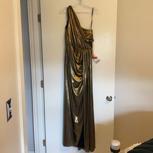 Gold Mac Duggal Gown